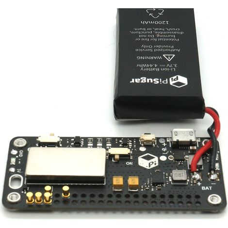 Portable 1200 mAh UPS Lithium Battery Power Module for Raspberry Pi-Zero W/WH Model Accessories handhold (1/4)