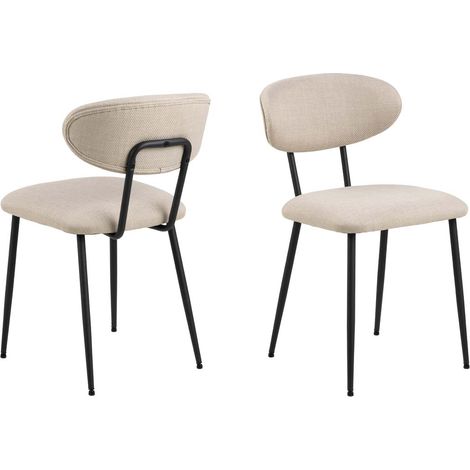 Denise Esszimmerstuhl beige.