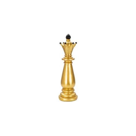 Figurine décorative Mauro Ferretti noir or 12.5x38.5 cm