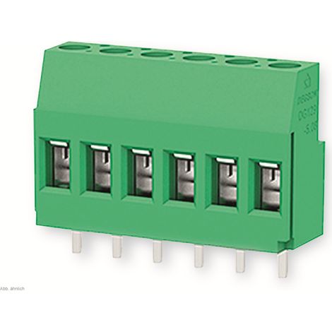 Barrette de connexion DEGSON, DG129-5.08-03P-14-00AH, vertic. RM 5,08 3 pôles vert (1/2)