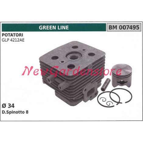 Kolben-Zylinder-Segmente GREEN LINE Trimmermotor GLP 4212AE 007495