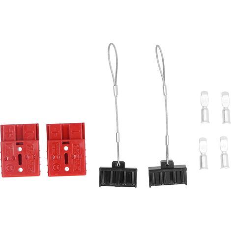 2 ensembles de connecteur rapide de batterie, Kit de prise de faisceau de câbles 50A 12-36V DC pour voiture bateau camion (1/5)