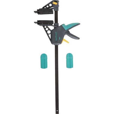 1 - Serre-joint à main - Accessoire de terrasse - Pose précise de lames jusqu&39à 20 cm - Force de serrage 120 kg - Pour menuiserie extérieure - Noir - 45 cm (1/5)