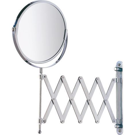 Wall-mounted cosmetic mirror with telescopic arm (1/5)