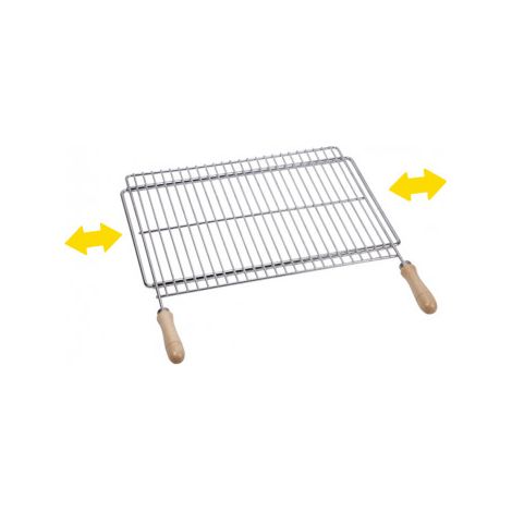 Parrilla Barbacoa Extensible Zinc Sauvic 50/60X40 Cm