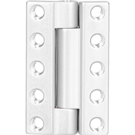 Charnière carrée à mortaiser complète en acier inoxydable pour Gobilda M4 5 trous 38mm L 4902‑0005‑0038 (1/5)