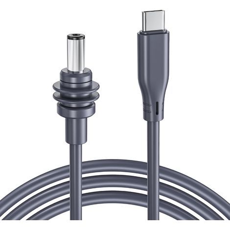 Starlink Mini USB-C auf DC-Stromkabel, 100 W, USB Typ-C Eingang auf wasserdichtes Ladekabel mit 18 AWG Zylinderstecker, 60 W + 28 V PPS und 20 V PD Netzteil (3 m/10 ft) (1/5)