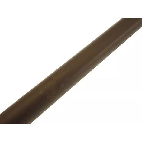bastone in legno per tende ø28mm lunghezza cm 200 - colore noce.