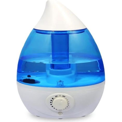 Ultraschall-Luftbefeuchter mit Kaltnebel für das Schlafzimmer mit farbigem Nachtlicht, Mini-Luftbefeuchter mit leisem Diffusor (1/5)
