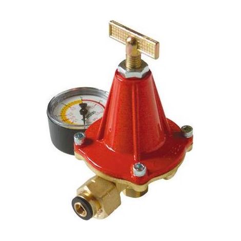 RÉDUCTEUR DE GAZ HAUTE PRESSION 12 KG/H AVEC MANOMÈTRE MOD. AP12 Mesure : 12 kg/h
