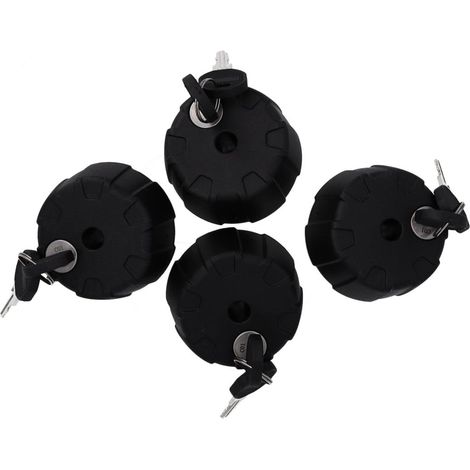 PERUZZO 365/4 CROCHET ANTIVOL POUR PORTE-VÉLOS,1 UNITÉ, BLACK