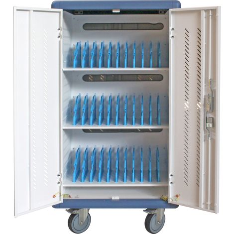 Stazione di ricarica Techly I-CABINET-30DTY 30 prese acciaio robusto (1/5)
