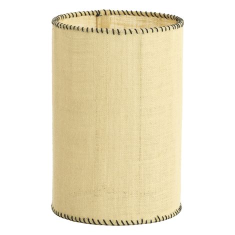 Pantalla de lámpara - marrón - Seloto - textil - Ø 20cm - E27 - (1/4)
