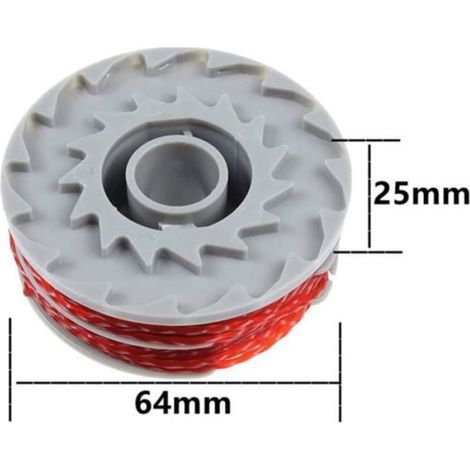 Bobine de fil pour Flymo FLY021 Coupe Bordure débroussailleuse Contour 500 XT Power Trim 500 XT Mini Trim Contour XT4+1pcs (1/4)