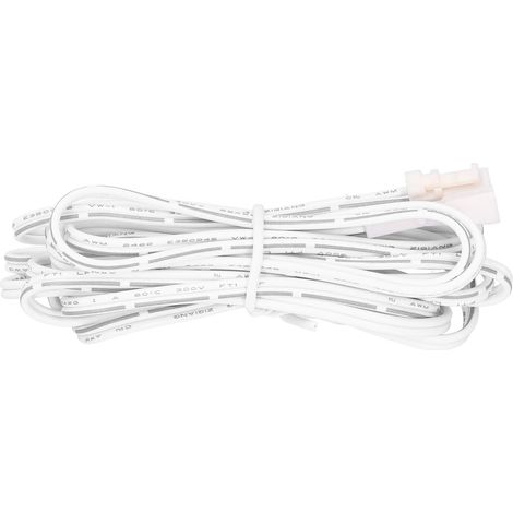 Câble d'extension d'éclairage d'armoire à LED en laiton ABS étanche de 250 cm de long, pièces d'accessoires d'éclairage d'armoire de (1/5)