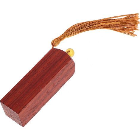 Tampon en bois vierge pour la peinture et la calligraphie (sceau chinois)-17.00X2.00X2.00CM (1/4)