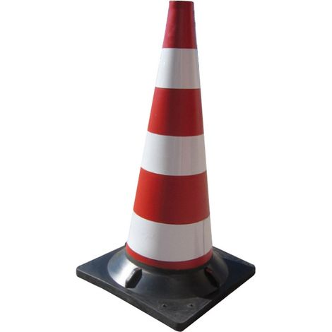 1PZ CONO SPARTITRAFFICO OMOLOGATO FIGURA 398/A- ART 34  H. cm. 54