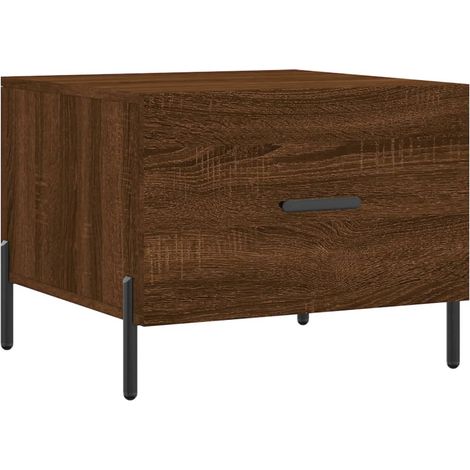 Maison Exclusive - Tavolino da Salotto Rovere Marrone 50x50x40cm Legno Multistrato