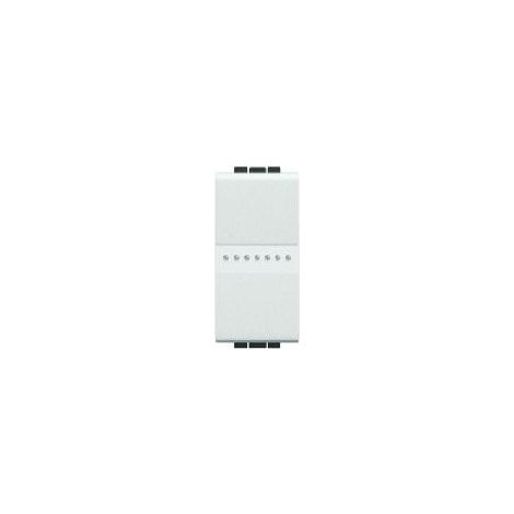 BTICINO Pulsante 1P Livinglight Bianco