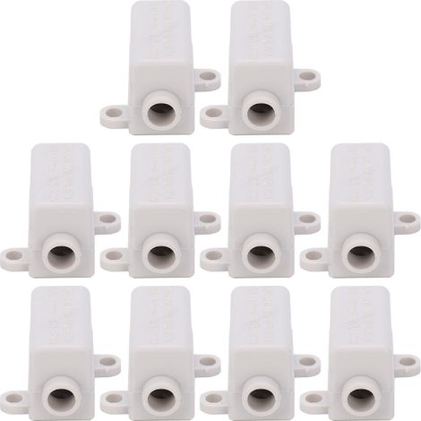 Boîte de jonction en ligne de 10 pièces, connecteur de câble en T, raccord électrique ZK-1106 400 V 60 A