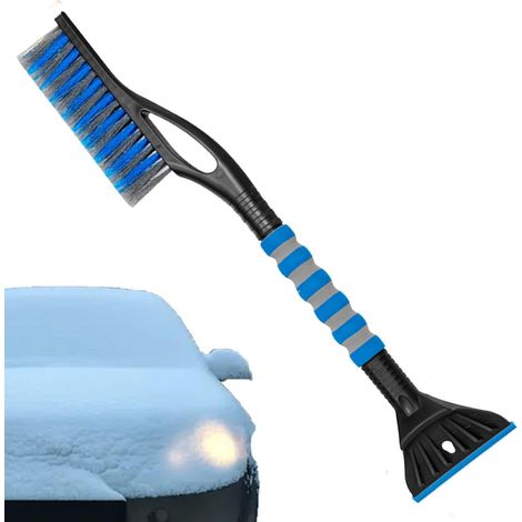 Brosse à neige avec grattoir à glace et poils anti-rayures (1/5)