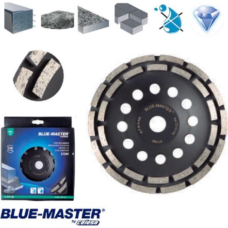 disco desbaste diamante 115mm blue master universal stone dd10-115