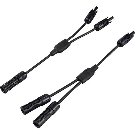 Sygonix SY-6408046 Collegamento per impianti solari Cavo adattatore 30 A Nero 36 cm (1/4)