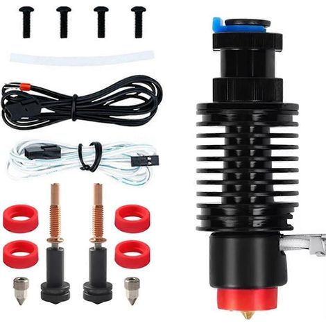 Kit de Hotend Revo Ceramic E3D avec Radiateur et Buse Laiton A-0.4mm (1/5)