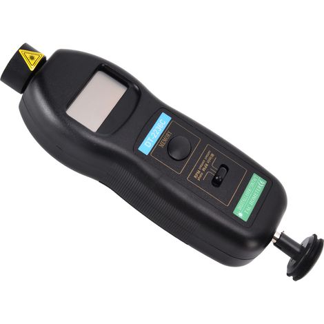 Tachymètre laser DT-2236C, tachymètre numérique à contact, instrument de mesure de vitesse multifonctionnel (1/5)