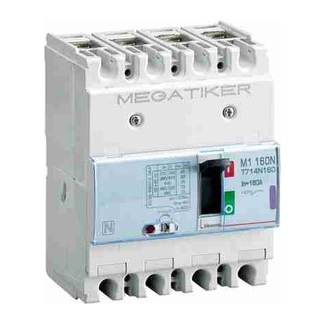 BTIT714N160 Interruttore scatolato MEGATIKER M1 160N magnetotermico 3P+N/2 - In= 160A - Icu 50kA