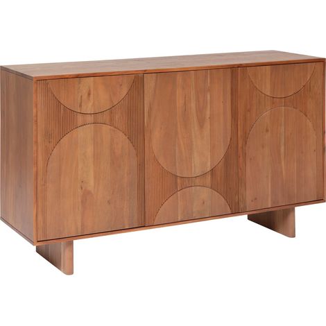 Buffet 3 portes en bois massif NANDA (1/5)