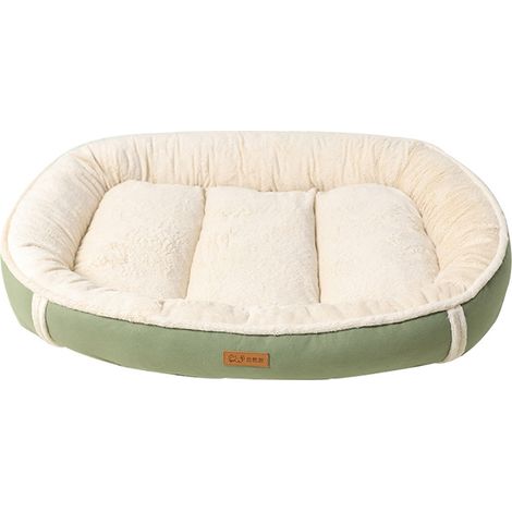 Tapis de lit pour animaux de compagnie, nid en flanelle en daim pour chien (1/4)