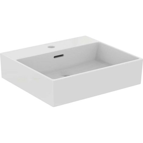 Lavabo EXTRA 500x450x150mm blanco 1 orificio para grifería, con rebosadero IDEAL STANDARD (1/5)