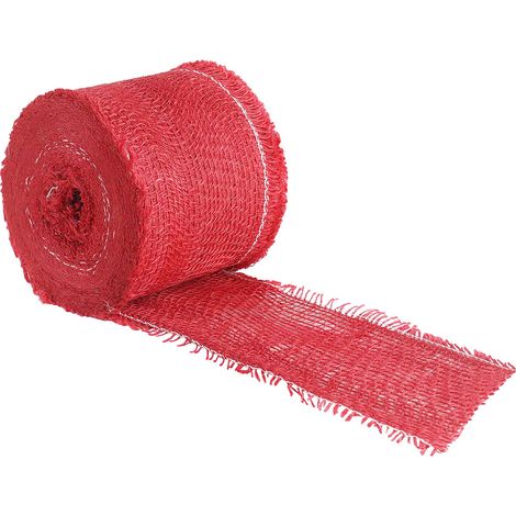 Rollo de yute Rojo 10 x 500 cm vidaXL (1/5)