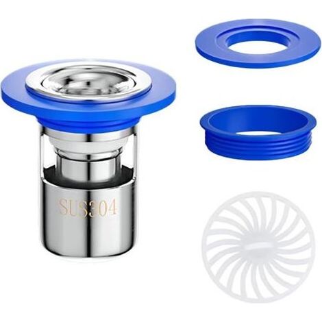 Pair 1 Pièces Anti Odeur pour Sol de Douche, Siphon de Sol, Clapet Anti-Retour pour Évier de Douche, Drain de Plancher, 38mm (1/5)