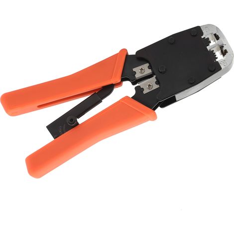 Pince à sertir pour câbles en acier 45, outil de sertissage à cliquet, pince manuelle pour connecteurs RJ (1/5)