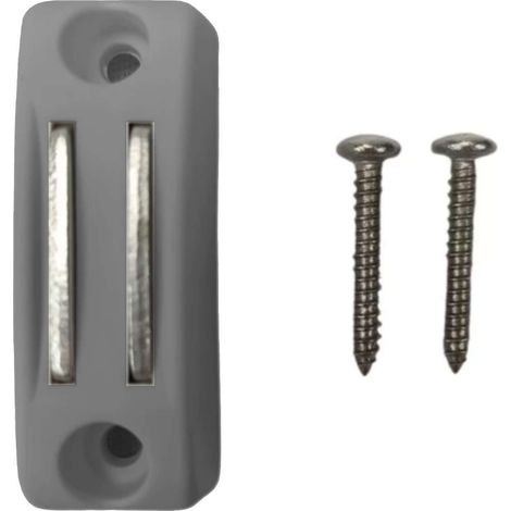 Clip bloqueur de manivelle magnétique volet Roulant gris Support Guide Manette Plastique Universel fenêtre Mur à Visser (1/3)