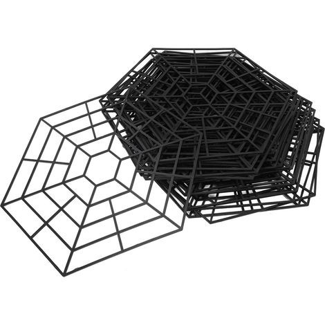 Filet de protection étang 20 pcs avec 60 clips, plastique flottant anti-hérons et chats, installation facile pour sécurité poissons (1/4)