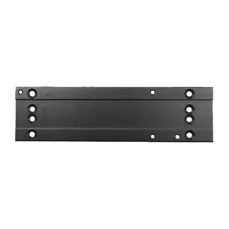 ECO Schulte Montageplatte Schwarz Langlebig 24x5 cm