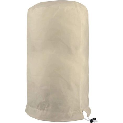 GENERIC-Housse de Protection pour Plantes d'Hiver, Housse d’Hivernage pour Plantes de Jardin Réutilisable,Housse Hivernage Plante avec Fermeture Éclair et Cordon de Serrage (200×240cm,Beige×1) (1/5)