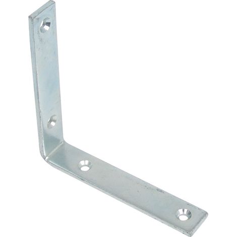Équerre de renfort 50mm zingué blanc - JARDINIER MASSARD - J505270