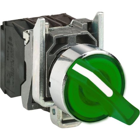 Beleuchteter Drehschalter - 2Peu - 24V - grün - Carmdering - Beleuchteter Drehschalter - 2Peu - 24V - grün - Carmdering (1/5)