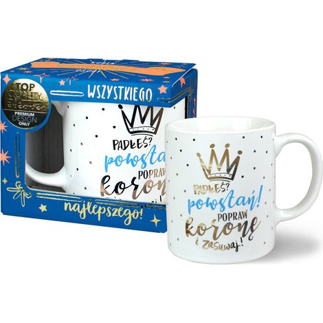Taza Premium "¿Te has caído ¡Levántate" Q 727