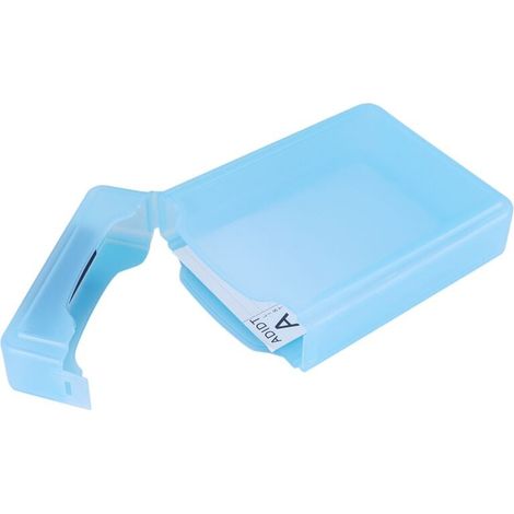 5 PCS 3.5"Portable IDE Sata HDD Boitier Externe Drive Etui Case Disque Dur Protection Plastique couleurs aleatoires (1/4)