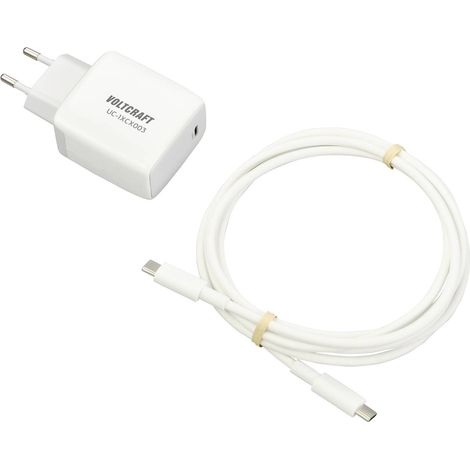 [NEUWERTIG] B-Ware Voltcraft Usb Ladegerät Netzteil Usb C Ga N 45 W Innenbereich Weiß