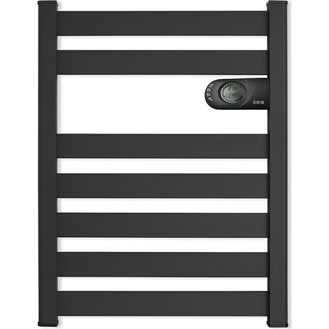 HJM – Sèche-serviette aluminium 500W – Détection fenêtres ouvertes – Verrouillage clavier – Chauffage rapide – IP24 pour salle de bain (1/5)