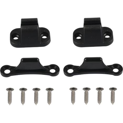 2PCS Kit De Support De Porte RV Caravane Forme De T Porte Bouchon De Retenue Serrure Nylon Camping-Car Porte Porte Titulaire Casier pour Camping-Car (1/5)