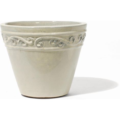 Norwich creme glas.40cm Steingut glasiert