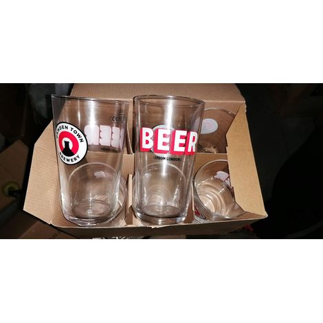 Lot de 6 verres Camden - 50 cl - Verres à bière neufs