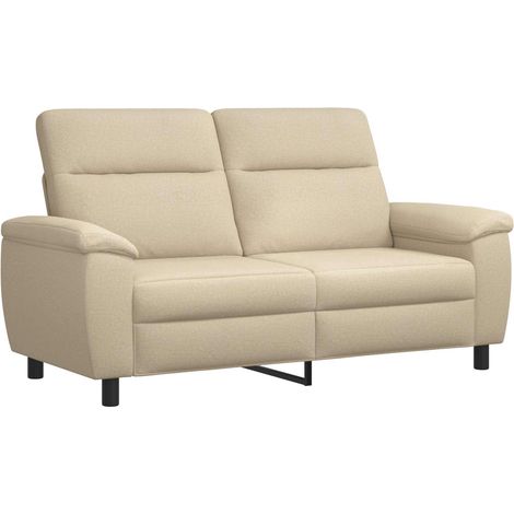 Divano Crema 178 x 90 x 95 cm Tessuto vidaXL